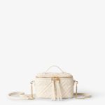 FENDI Vanity Camelia nappa leather mini-bag with FF motif
